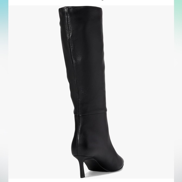 NEW $170 Steve Madden Laban Black knee high heel boot women size 5.5, 11 - Picture 2 of 6